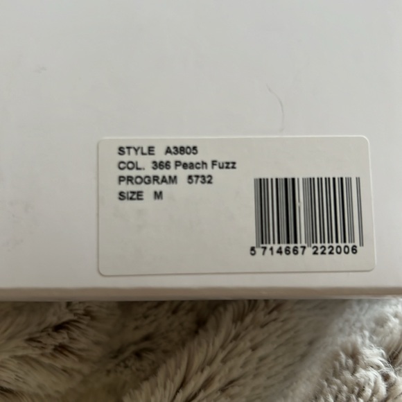 GANNI G EMBROIDERED BRALETTE PEACH FUZZ - Picture 5 of 5